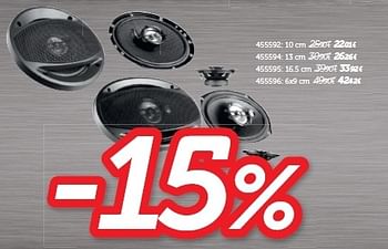 Promotions -15% norauto sound haut-parleurs - Norauto - Valide de 06/12/2012 à 05/01/2013 chez Auto 5