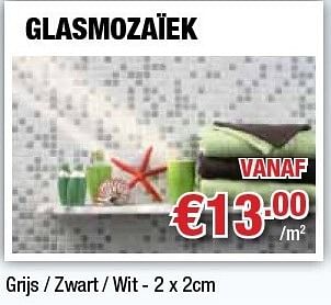 Promoties Glasmozaïek - Huismerk - Cevo - Geldig van 06/12/2012 tot 31/12/2012 bij Cevo Market