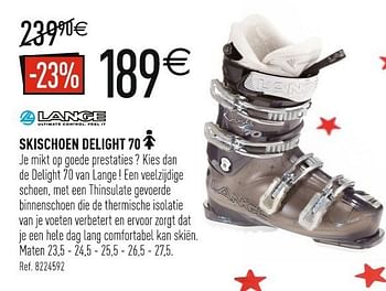 Promoties Skischoen delight 70 - Lange - Geldig van 07/12/2012 tot 24/12/2012 bij Decathlon