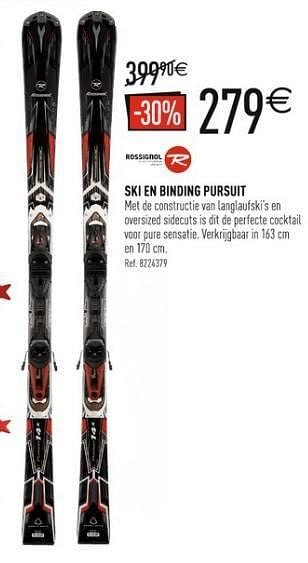 Promoties Ski en binding pursuit - Rossignol - Geldig van 07/12/2012 tot 24/12/2012 bij Decathlon