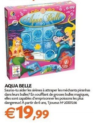 Promotions Aqua belle - Smart Games - Valide de 18/12/2012 à 31/12/2012 chez Fun