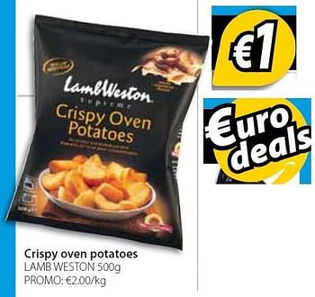 Promoties Crispy oven potatoes - Lambweston - Geldig van 08/01/2013 tot 02/02/2013 bij O'Cool