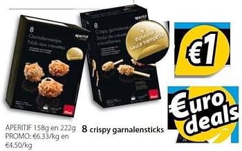 Promoties 24 toffees 8 crispy garnalensticksgarnalen - Aperitif - Geldig van 08/01/2013 tot 02/02/2013 bij O'Cool