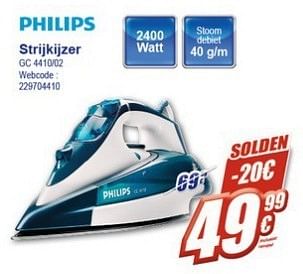 Promoties Philips strijkijzer gc 4410-02 - Philips - Geldig van 16/01/2013 tot 31/01/2013 bij Eldi
