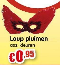 Promoties Loup pluimen - Huismerk - Euroshop - Geldig van 19/01/2013 tot 31/01/2013 bij Euro Shop