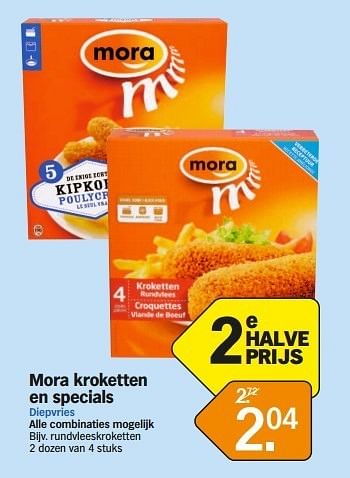 Promoties Mora kroketten en specials - Mora - Geldig van 21/01/2013 tot 27/01/2013 bij Albert Heijn