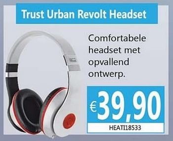 Promoties Headset - Trust - Geldig van 21/01/2013 tot 05/03/2013 bij Compudeals