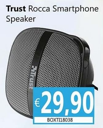 Promotions Trust rocca smartphone speaker - Trust - Valide de 21/01/2013 à 05/03/2013 chez Compudeals