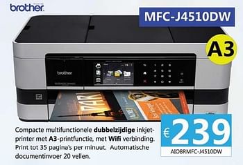 Promoties Brother kleuren inktjet printer, copier, scanner - Brother - Geldig van 21/01/2013 tot 05/03/2013 bij Compudeals