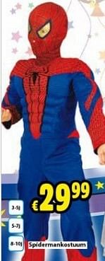 Promoties Spidermankostuum - Spider-man - Geldig van 21/01/2013 tot 17/02/2013 bij ToyChamp