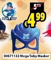 Promoties Mega toby masker - Studio 100 - Geldig van 21/01/2013 tot 17/02/2013 bij ToyChamp