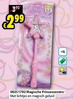 Promoties Magische prinsessenster - Merk onbekend - Geldig van 21/01/2013 tot 17/02/2013 bij ToyChamp