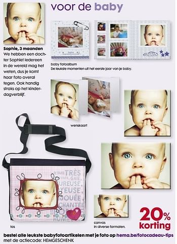 Promoties Voor de baby - Huismerk - Hema - Geldig van 23/01/2013 tot 05/02/2013 bij Hema