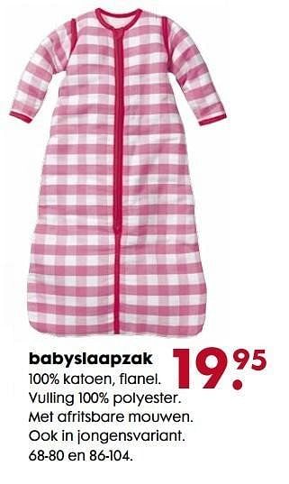 Promoties Babyslaapzak - Huismerk - Hema - Geldig van 23/01/2013 tot 05/02/2013 bij Hema