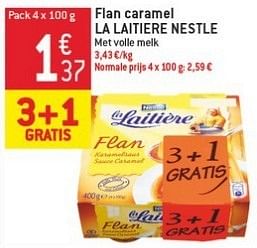 Promoties Flan caramel la laitiere nestle - Nestlé - Geldig van 23/01/2013 tot 29/01/2013 bij Match Food & More