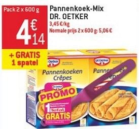 Promoties Pannenkoek-mix dr. oetker - Dr. Oetker - Geldig van 23/01/2013 tot 29/01/2013 bij Match Food & More
