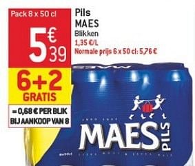 Promotions Pils maes - Maes - Valide de 23/01/2013 à 29/01/2013 chez Match Food & More