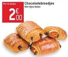 Promoties Chocoladebroodjes - Huismerk - Match - Geldig van 23/01/2013 tot 29/01/2013 bij Match
