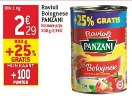 Promotions Ravioli bolognese panzani - Panzani - Valide de 23/01/2013 à 29/01/2013 chez Match