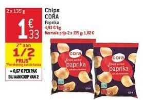 Promoties Chips cora - Cora - Geldig van 23/01/2013 tot 29/01/2013 bij Match