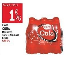 Promoties Cola cora - Cora - Geldig van 23/01/2013 tot 29/01/2013 bij Match