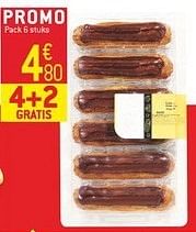 Promoties Eclairs met chocolade - Huismerk - Match - Geldig van 23/01/2013 tot 29/01/2013 bij Match