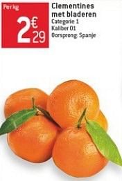 Promoties Clementines met bladeren - Huismerk - Match - Geldig van 23/01/2013 tot 29/01/2013 bij Match