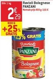 Promoties Ravioli bolognese panzani - Panzani - Geldig van 23/01/2013 tot 29/01/2013 bij Match