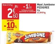 Promoties Maxi jumbone pedigree - Pedigree - Geldig van 23/01/2013 tot 29/01/2013 bij Match