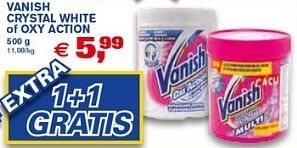 Promoties Vanish crystal white of oxy action - Vanish - Geldig van 23/01/2013 tot 29/01/2013 bij C&B
