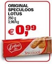 Promoties Original speculoos lotus - Lotus Bakeries - Geldig van 23/01/2013 tot 29/01/2013 bij C&B