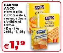 Promoties Bakmix anco - Anco - Geldig van 23/01/2013 tot 29/01/2013 bij C&B