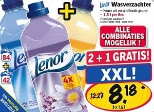 Promoties Wasverzachter - Lenor - Geldig van 24/01/2013 tot 26/01/2013 bij Lidl