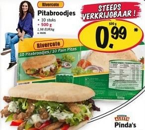 Promotions Pitabroodjes - Produit maison - Lidl - Valide de 24/01/2013 à 30/01/2013 chez Lidl
