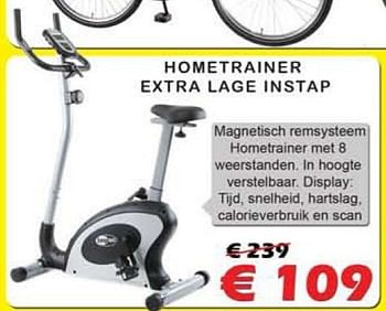 Promoties Hometrainer extra lage-instap - Huismerk - Itek - Geldig van 24/01/2013 tot 31/01/2013 bij Itek