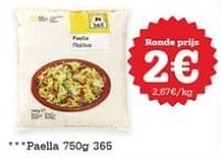 Promotions Paella - 365 - Valide de 24/01/2013 à 30/01/2013 chez Red Market