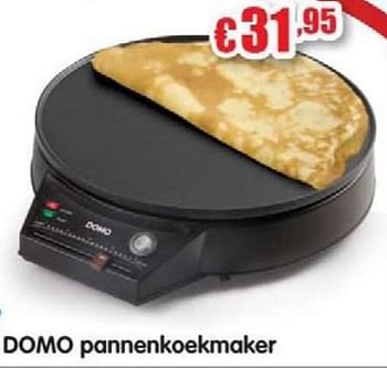 Promoties Domo pannekoekenmaker - Domo - Geldig van 24/01/2013 tot 14/02/2013 bij Euro Shop