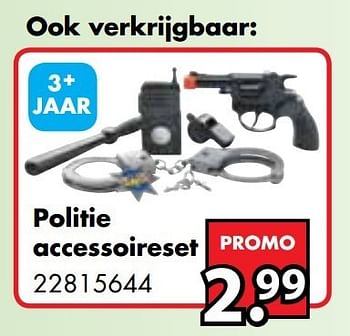 Promoties Politie accessoireset - Huismerk - Bart Smit - Geldig van 26/01/2013 tot 17/02/2013 bij Bart Smit
