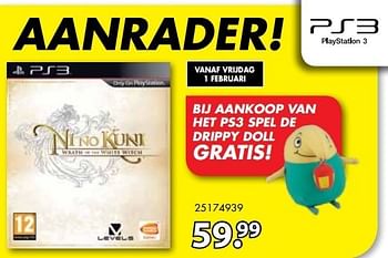 Promoties Nino kuni - Namco - Geldig van 26/01/2013 tot 17/02/2013 bij Bart Smit