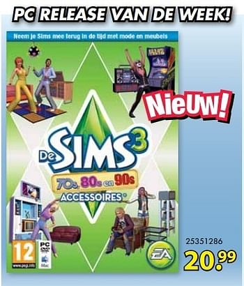 Promoties De sims 3 - Electronic Arts - Geldig van 26/01/2013 tot 17/02/2013 bij Bart Smit