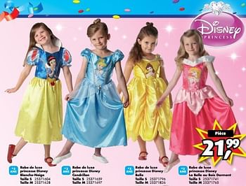 Promotions Robe de luxe princesse disney blanche-neige - Disney - Valide de 26/01/2013 à 17/02/2013 chez Bart Smit