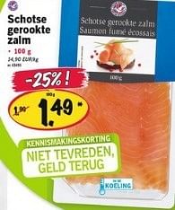 Promoties Schotse gerookte zalm - Huismerk - Lidl - Geldig van 28/01/2013 tot 30/01/2013 bij Lidl