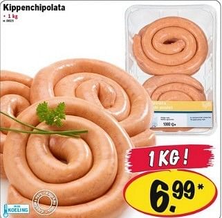 Promoties Kippenchipolata - Huismerk - Lidl - Geldig van 28/01/2013 tot 30/01/2013 bij Lidl