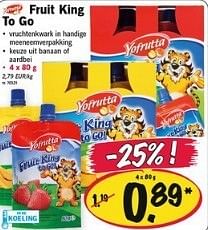 Promoties Fruit king to go - Yofrutta - Geldig van 28/01/2013 tot 30/01/2013 bij Lidl