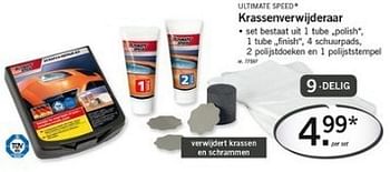 Promoties Krassenverwijderaar - Ultimate Speed - Geldig van 28/01/2013 tot 30/01/2013 bij Lidl