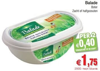 Promoties Balade boter - Balade - Geldig van 29/01/2013 tot 03/02/2013 bij Intermarche