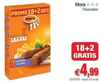 Promoties Mora frikandellen - Mora - Geldig van 29/01/2013 tot 03/02/2013 bij Intermarche