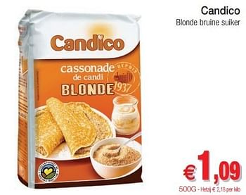 Promotions Candico blonde bruine suiker - Candico - Valide de 29/01/2013 à 03/02/2013 chez Intermarche