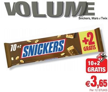 Promotions Snickers, mars of twix - Mars - Valide de 29/01/2013 à 03/02/2013 chez Intermarche