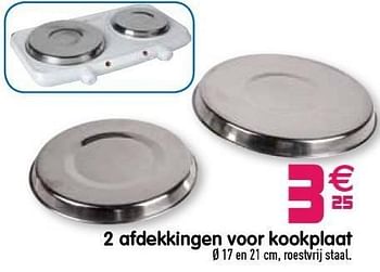 Promoties 2 afdekkingen voor kookplaat - Huismerk - Gifi - Geldig van 29/01/2013 tot 06/02/2013 bij Gifi